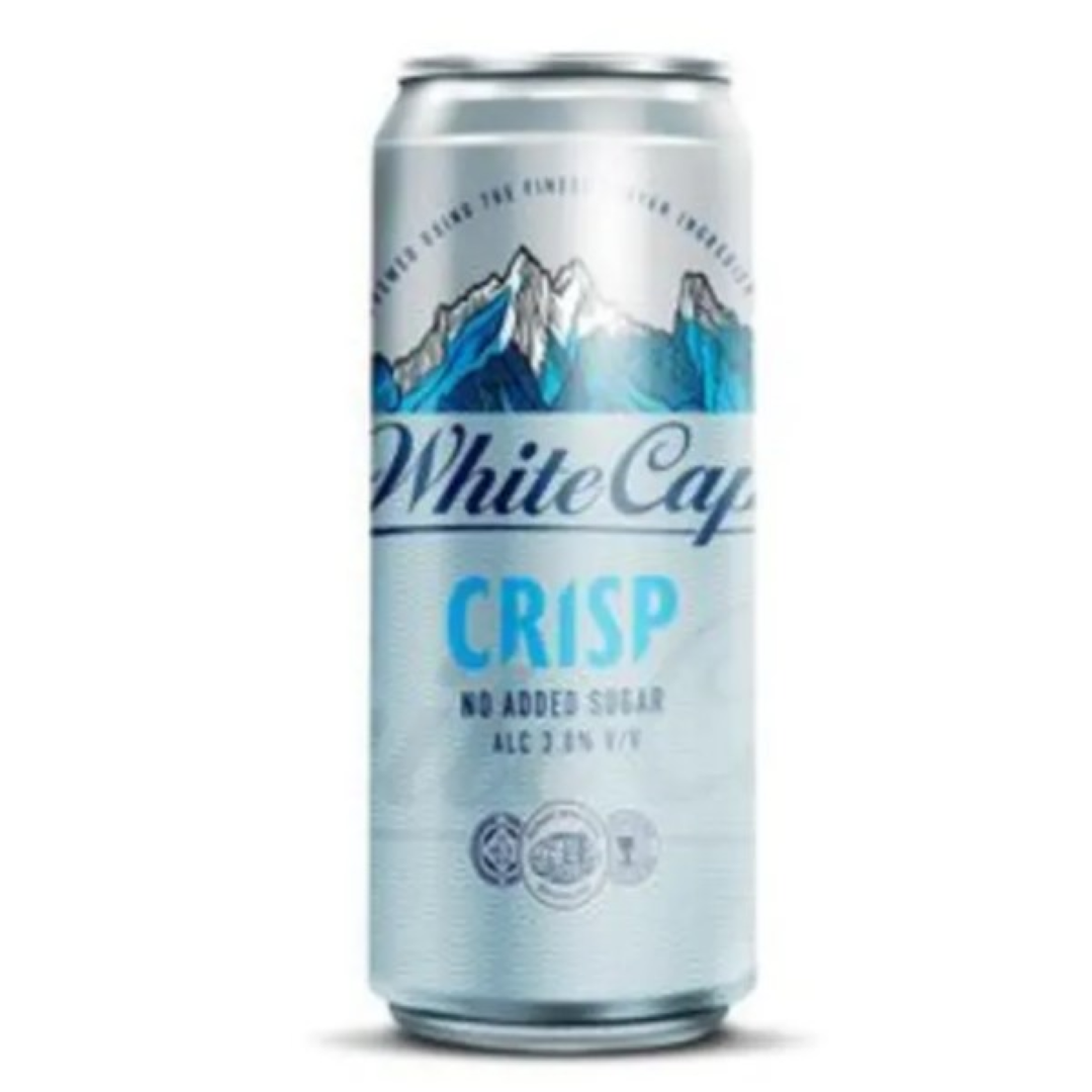 WHITE CAP CRISP CAN 330ML